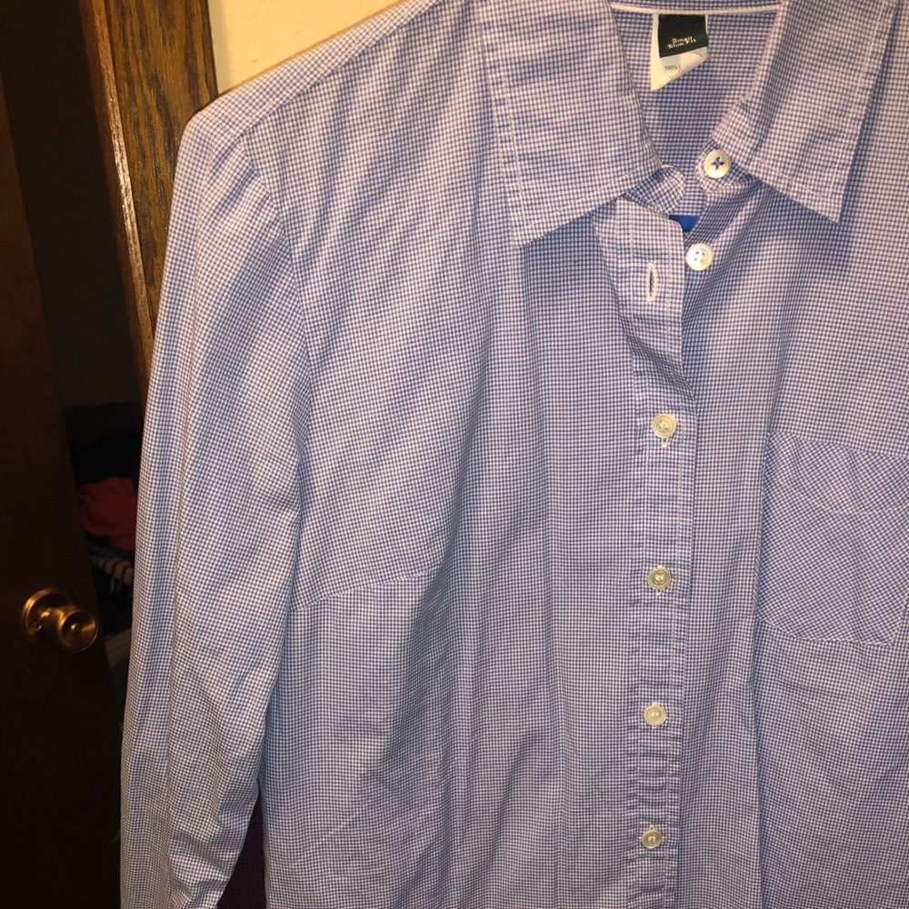 J Crew Checkered Button Down